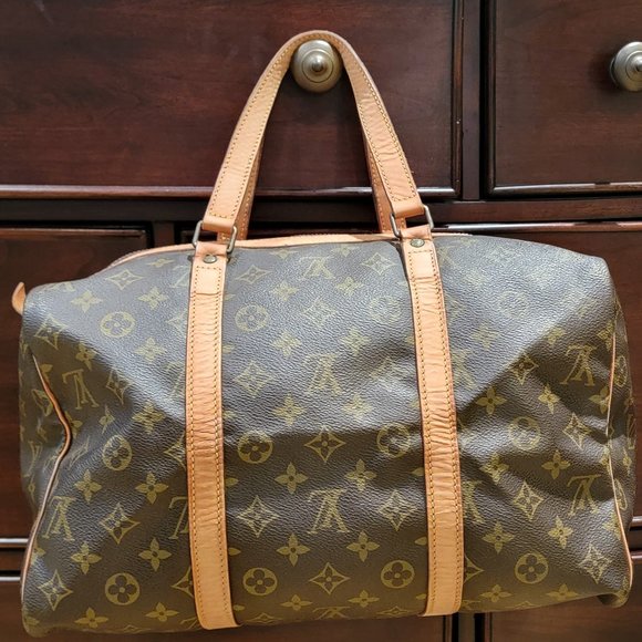Louis Vuitton LV Boston Bag Sac Souple 35 Monogram Satchel - Picture 1 of 13
